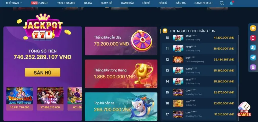 Bàn chơi game bài trực tuyến với người thật chia bài
